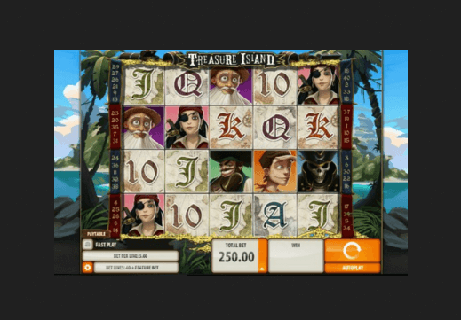 Playing Treasure Island Slot